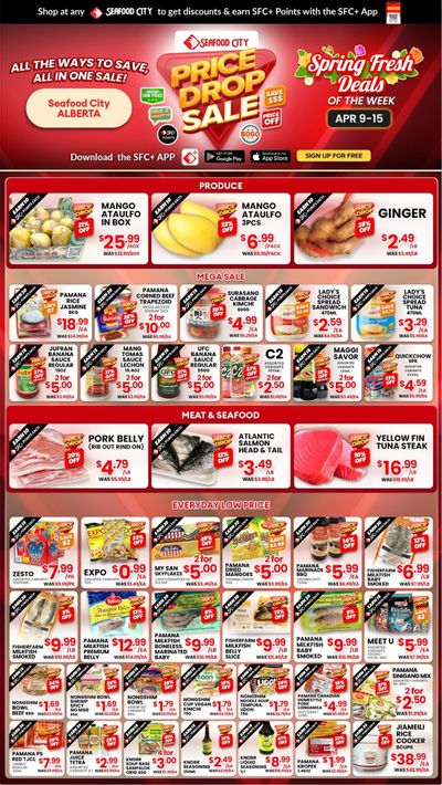 Seafood City Supermarket (AB) Flyer April 9 to 15