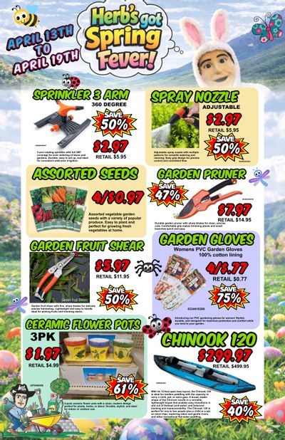 Surplus Herby’s Flyer April 13 to 19