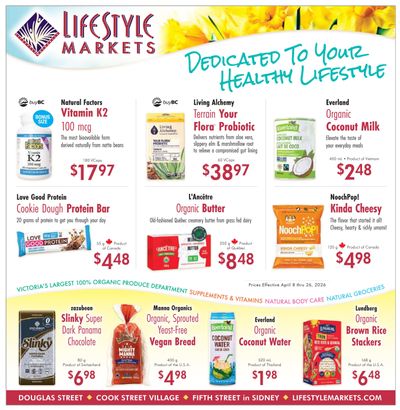 Lifestyle Markets Flyer April 8 to 26