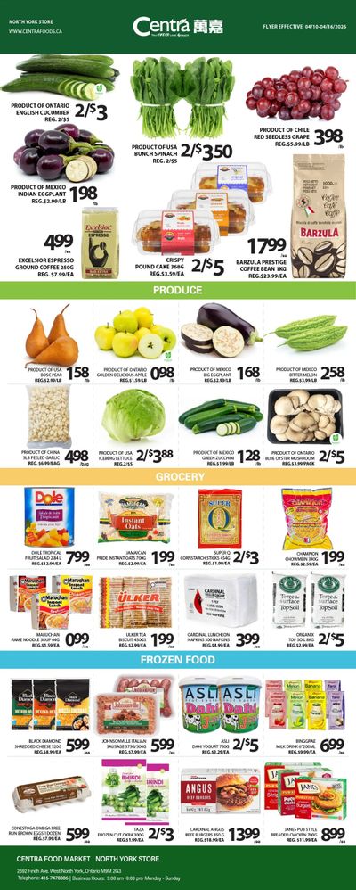Centra Foods (North York) Flyer April 10 to 16