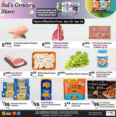 Sal's Grocery Flyer April 10 to 16