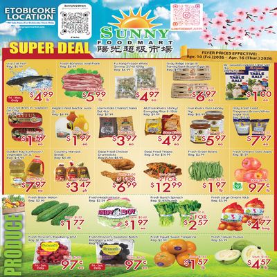 Sunny Foodmart (Etobicoke) Flyer April 10 to 16