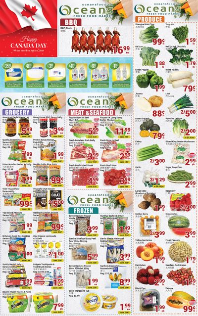 Oceans Fresh Food Market (Mississauga) Flyer June 26 to July 2