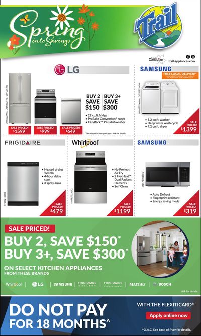 Trail Appliances (AB & SK) Flyer April 9 to 15