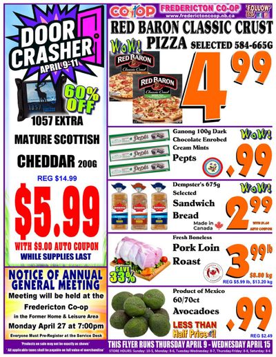 Fredericton Co-op Flyer April 9 to 15