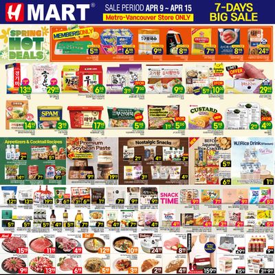 H Mart (West) Flyer April 9 to 15
