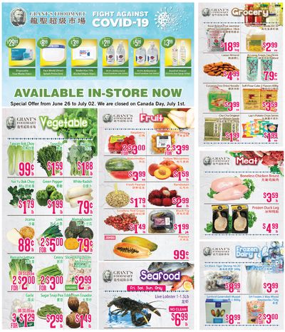 Grant's Food Mart Flyer June 26 to July 2