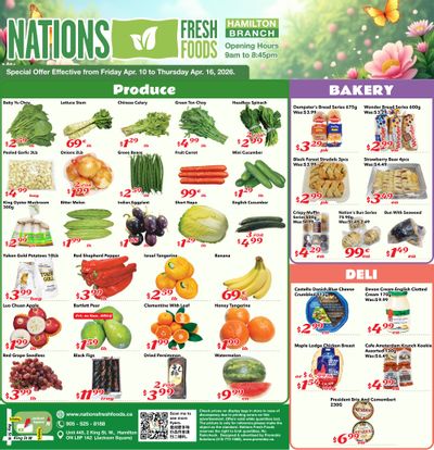 Nations Fresh Foods (Hamilton) Flyer April 10 to 16
