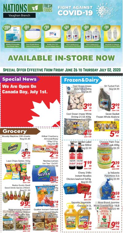 Nations Fresh Foods (Vaughan) Flyer June 26 to July 2