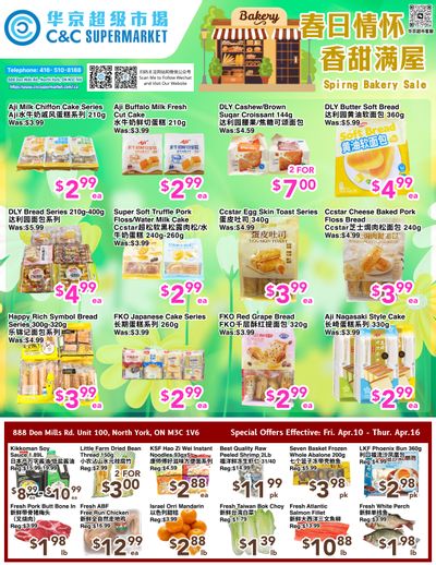 C&C Supermarket Flyer April 10 to 16