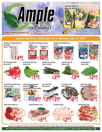 Ample Food Market (Brampton) Flyer April 10 to 16