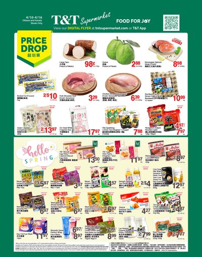 T&T Supermarket (Ottawa & Kanata) Flyer April 10 to 16