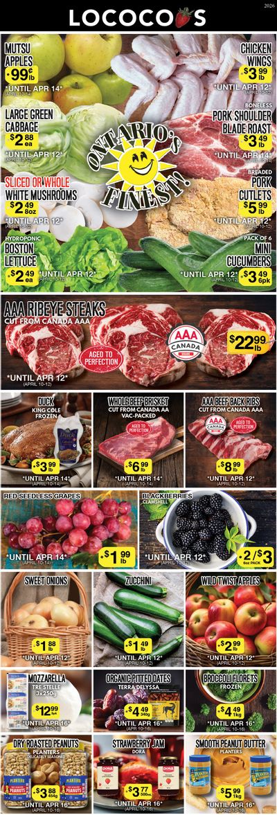 Lococo's Flyer April 10 to 12