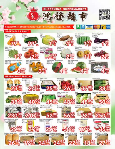 Superking Supermarket (North York) Flyer April 10 to 16