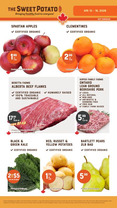 The Sweet Potato Flyer April 10 to 16