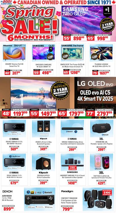 2001 Audio Video Flyer April 10 to 16