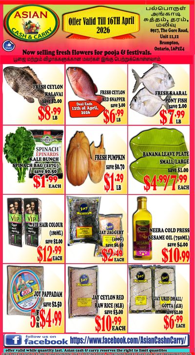 Asian Cash & Carry Flyer April 10 to 16