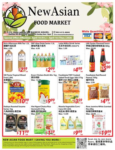 New Asian Food Market Flyer April 10 to 16
