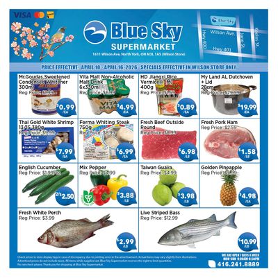 Blue Sky Supermarket (North York) Flyer April 10 to 16