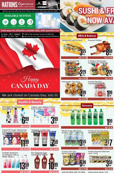 Nations Fresh Foods (Toronto) Flyer June 26 to July 2