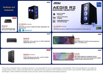 Canada Computers Flyer April 10 to 16