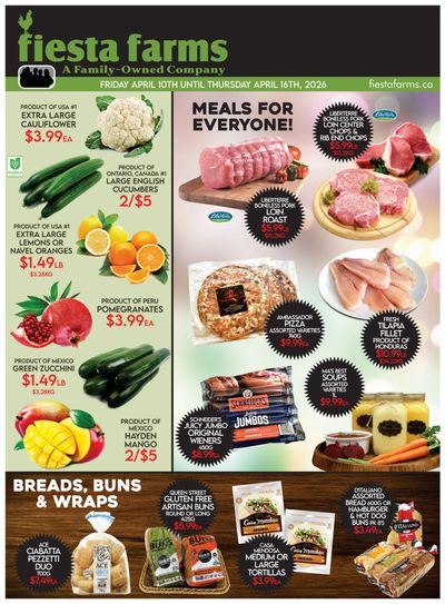 Fiesta Farms Flyer April 10 to 16