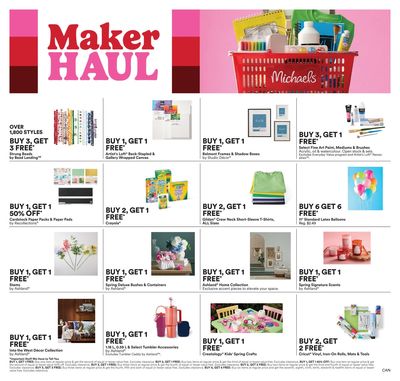 Michael's Flyer April 10 to 16