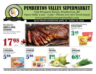 Pemberton Valley Supermarket Flyer April 12 to 18