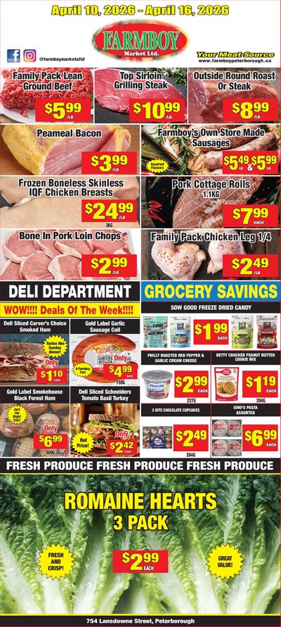 Farmboy Peterborough Flyer April 10 to 16