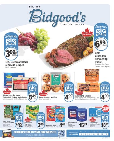 Bidgood's Flyer April 9 to 15