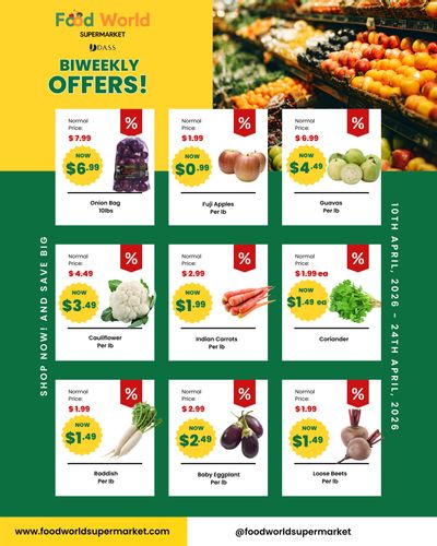 Food World Supermarket Flyer April 10 to 24