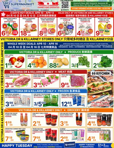88 Supermarket Flyer April 10 to 16