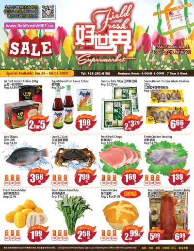 Field Fresh Supermarket Flyer June 26 to July 2