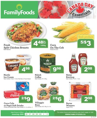 Family Foods Flyer June 26 to July 2