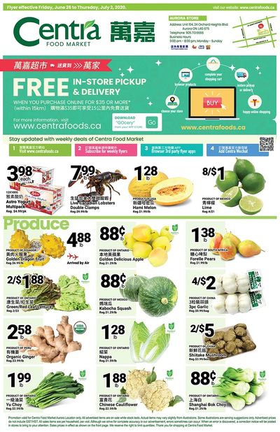Centra Foods (Aurora) Flyer June 26 to July 2