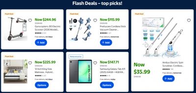 Walmart Canada Clearance Sale + Flash Deals: Save up to 60% on Select Items