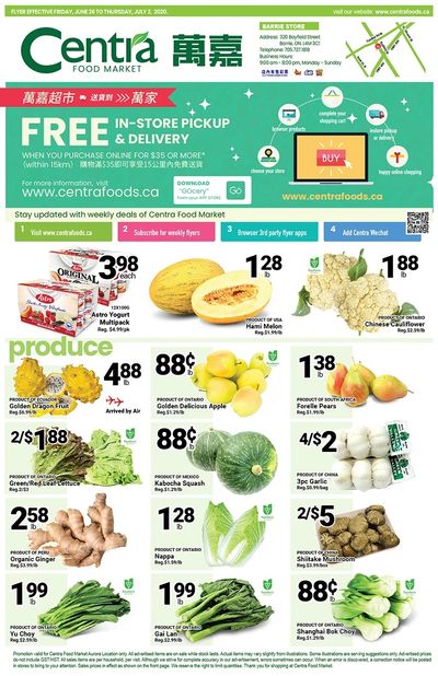 Centra Foods (Barrie) Flyer June 26 to July 2