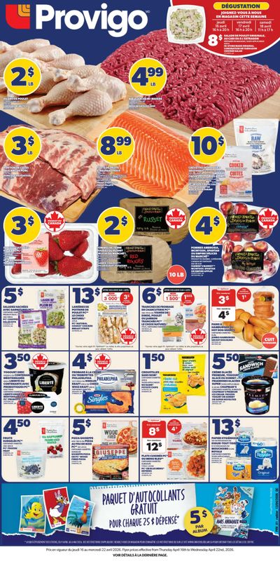 Provigo Flyer April 16 to 22