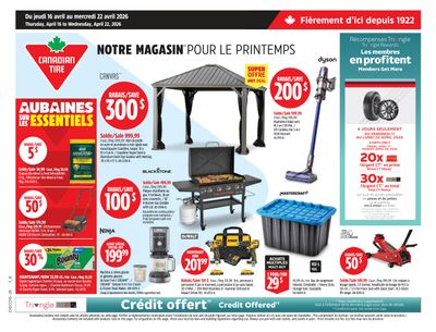 Canadian Tire (QC) Flyer April 16 to 22