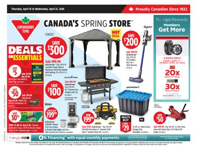 Canadian Tire (Atlantic) Flyer April 16 to 22