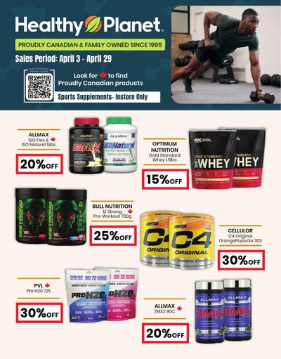 Healthy Planet Flyer April 3 to 29