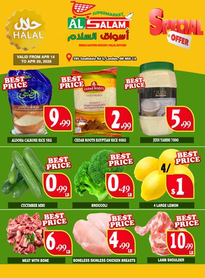 Al-Salam Supermarket Flyer April 14 to 20