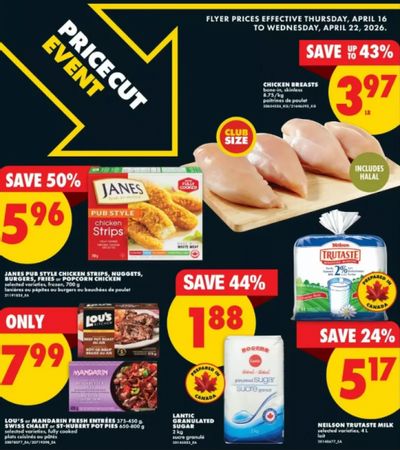 No Frills Ontario: Neilson Trutaste Milk 4L $5.17 + Flyer Deals April 16th – 22nd