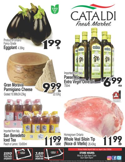 Cataldi Fresh Market Flyer April 15 to 21