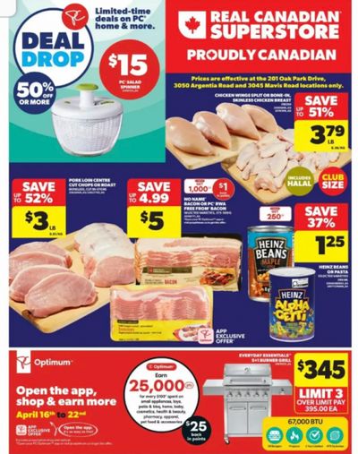 Real Canadian Superstore Ontario: Get 25,000 PC Optimum Points for Every $100 Spent on General Merchandise April 16th – 22nd