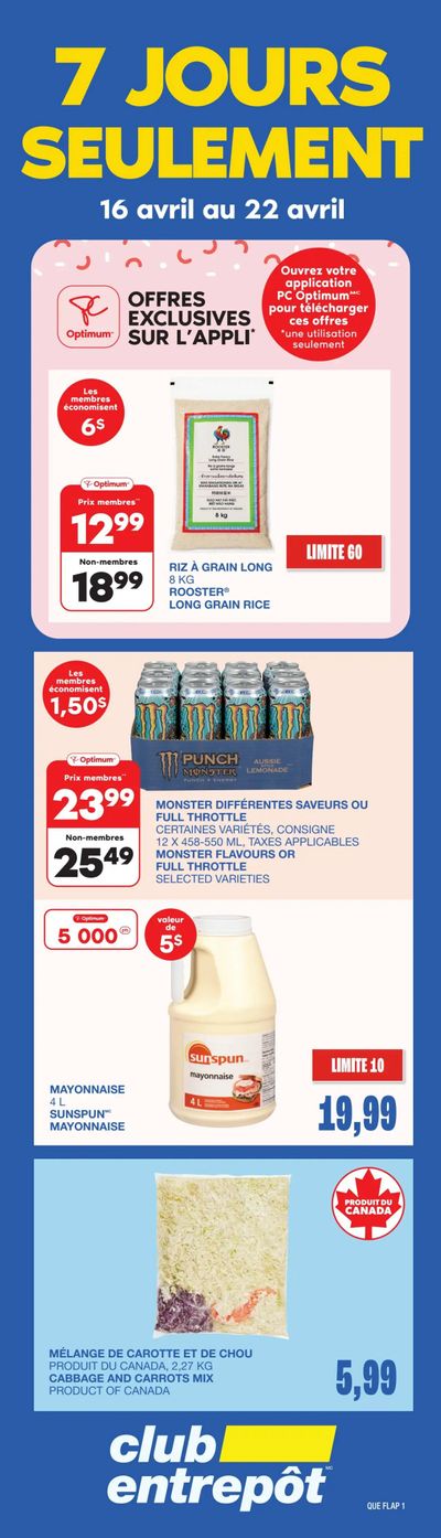 Wholesale Club (ON) Flyer April 16 to 22