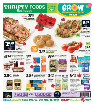 Thrifty Foods Flyer April 16 to 22