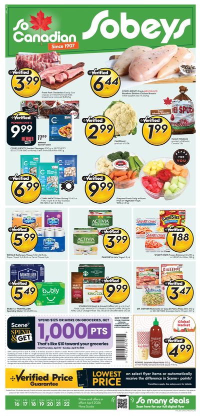 Sobeys (Atlantic) Flyer April 16 to 22