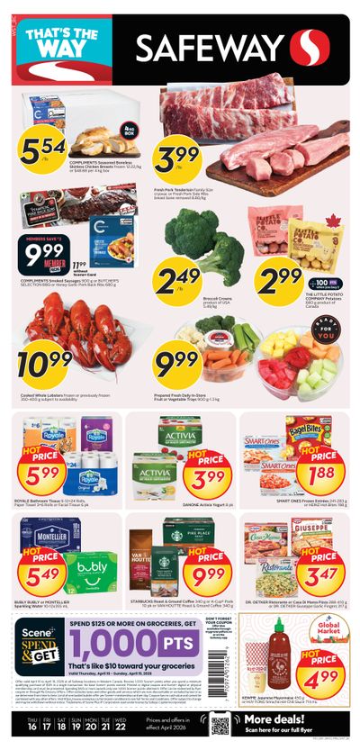Safeway (BC) Flyer April 16 to 22