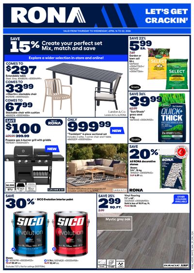 Rona & Rona+ (Atlantic) Flyer April 16 to 22